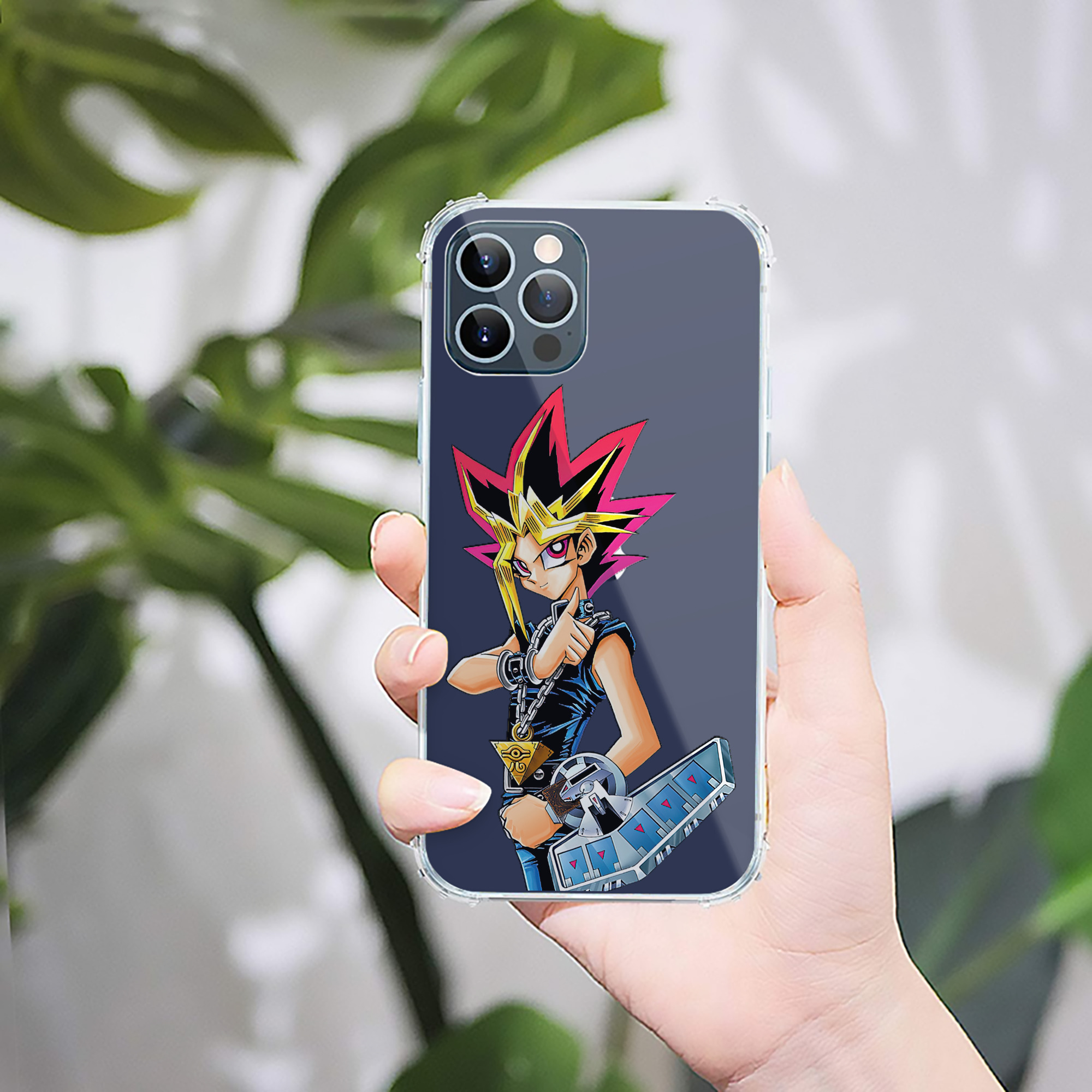 （画像用） 遊☆戯☆王 Yu-Gi-Oh! 【iPhone 12シリーズ対応】透明スマホケース（クリアソフトケース）